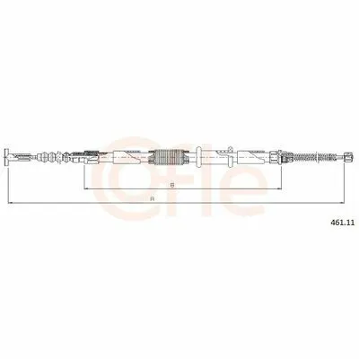 Subito Disponibile COFLE 461.11 Cavo Comando, Freno Stazionamento