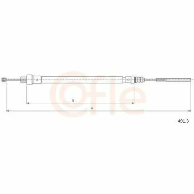 COFLE 491.3 Cavo Comando, Freno Stazionamento Promo Stagionale