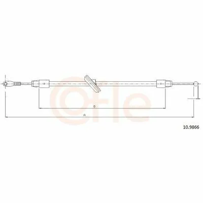 COFLE 10.9866 Cavo Comando, Freno Stazionamento Must-Have