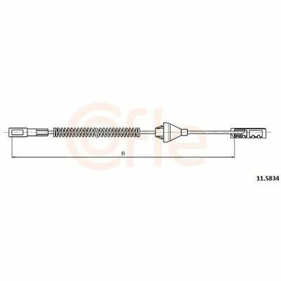 COFLE 11.5834 Cavo Comando, Freno Stazionamento Offerta Lampo