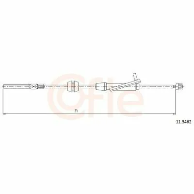Must-Have COFLE 11.5462 Cavo Comando, Freno Stazionamento
