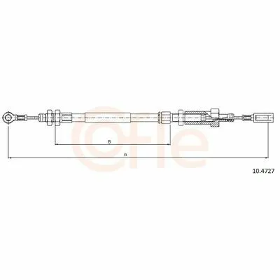 COFLE 10.4727 Cavo Comando, Freno Stazionamento Occasione