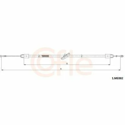COFLE 1.ME002 Cavo Comando, Freno Stazionamento Offerta Speciale