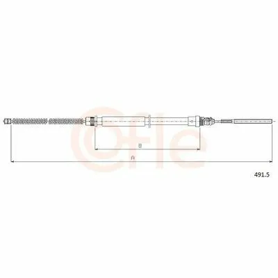 Promozione COFLE 491.5 Cavo Comando, Freno Stazionamento