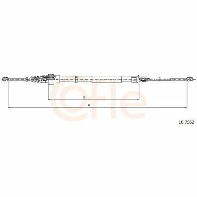 Prezzo Ridotto COFLE 10.7562 Cavo Comando, Freno Stazionamento