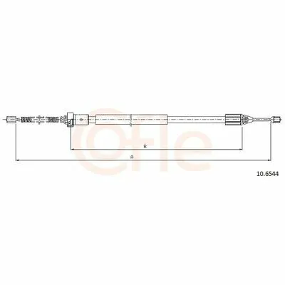Affare COFLE 10.6544 Cavo Comando, Freno Stazionamento