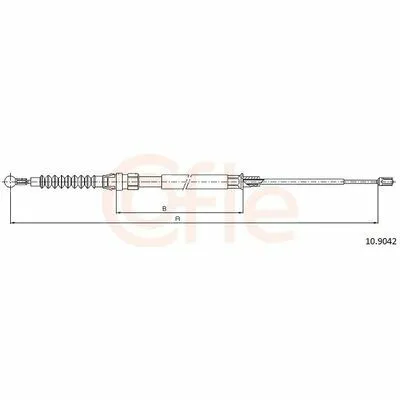 Promo Stagionale COFLE 10.9042 Cavo Comando, Freno Stazionamento