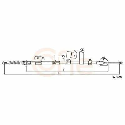 Promo Stagionale COFLE 17.1096 Cavo Comando, Freno Stazionamento