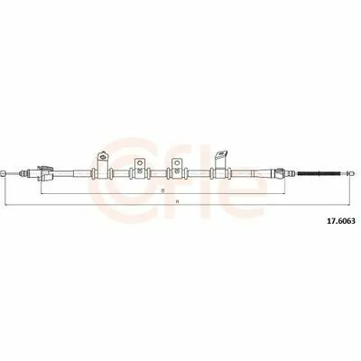 Compra Adesso COFLE 17.6063 Cavo Comando, Freno Stazionamento