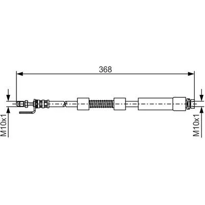 BOSCH 1 987 476 059 Flessibile del Freno Prezzo Scontato