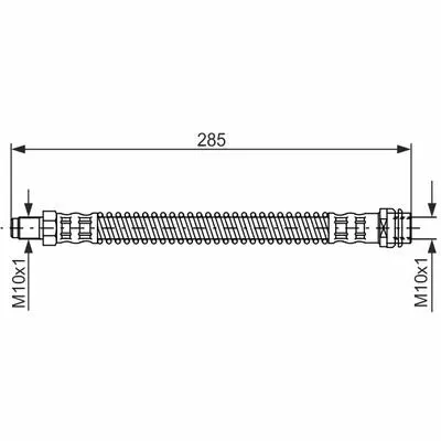 BOSCH 1 987 476 841 Flessibile del Freno Promozione Esclusiva