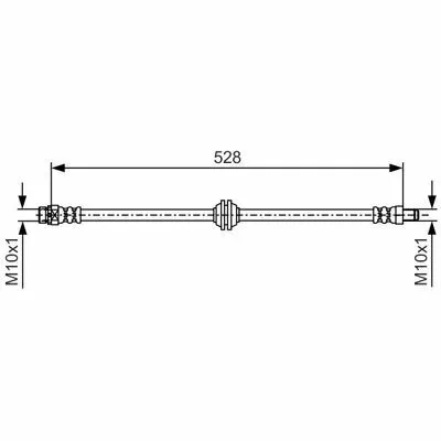 Saldi BOSCH 1 987 481 542 Flessibile del Freno