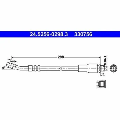 Acquista Ora ATE 24.5256-0298.3 Flessibile del Freno