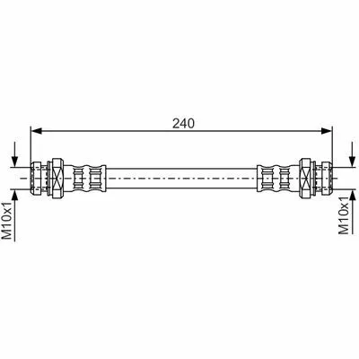 Offerta Lampo BOSCH 1 987 476 395 Flessibile del Freno