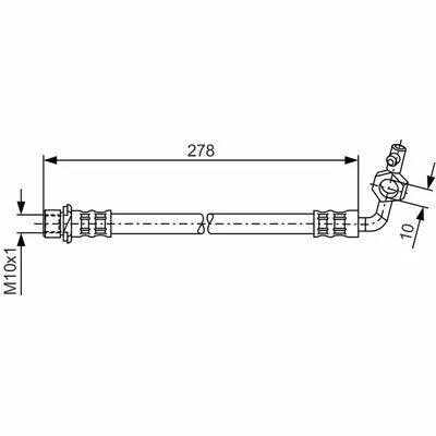 BOSCH 1 987 476 113 Flessibile del Freno Occasione
