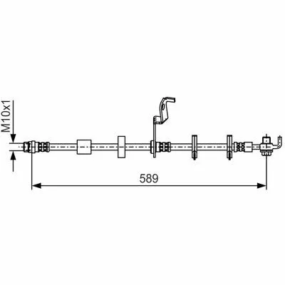 BOSCH 1 987 481 102 Flessibile del Freno Must-Have