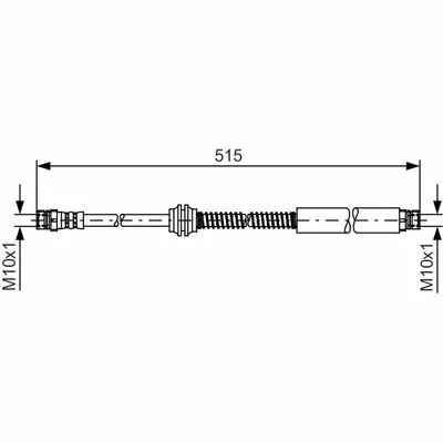 Pagamento Sicuro BOSCH 1 987 481 447 Flessibile del Freno