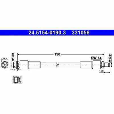 Offerta ATE 24.5154-0190.3 Flessibile del Freno