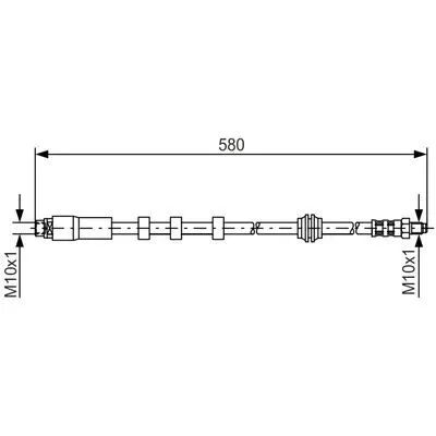 Professionale BOSCH 1 987 476 093 Flessibile del Freno
