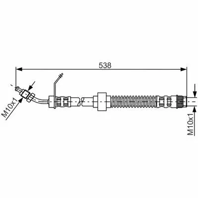 Scelto Dai Clienti BOSCH 1 987 481 151 Flessibile del Freno