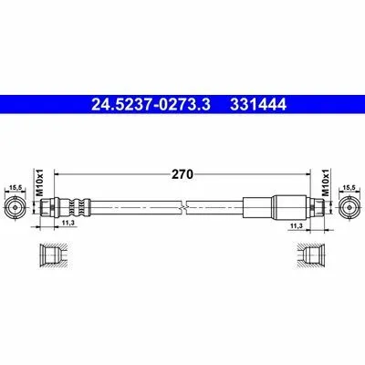 Offerta ATE 24.5237-0273.3 Flessibile del Freno