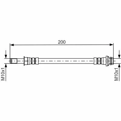 BOSCH 1 987 481 443 Flessibile del Freno Offerta