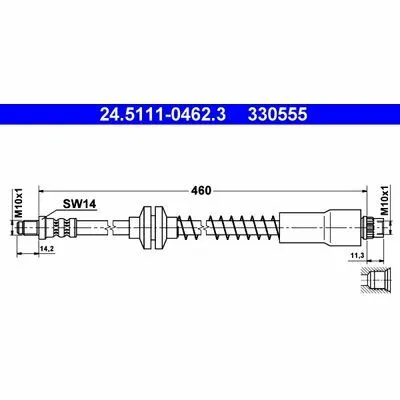 Popolare ATE 24.5111-0462.3 Flessibile del Freno