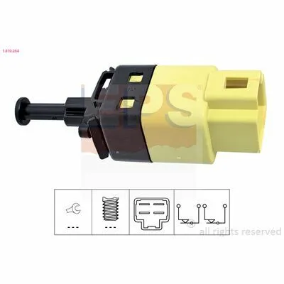 EPS Made in Italy - OE Equivalent 1.810.264 Interruttore Luce Freno Prezzo Scontato