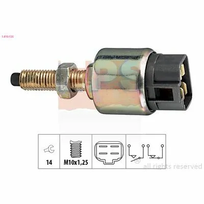 Esclusivo EPS Made in Italy - OE Equivalent 1.810.125 Interruttore Luce Freno