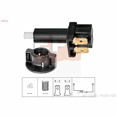 Offerta Limitata EPS Made in Italy - OE Equivalent 1.810.112 Interruttore Luce Freno