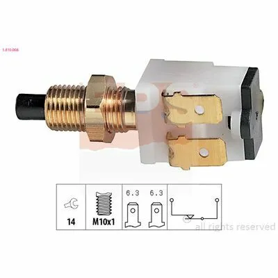 Occasione Imperdibile EPS Made in Italy - OE Equivalent 1.810.008 Interruttore Luce Freno