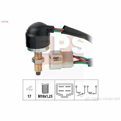 EPS Made in Italy - OE Equivalent 1.810.166 Interruttore Luce Freno Miglior Prezzo