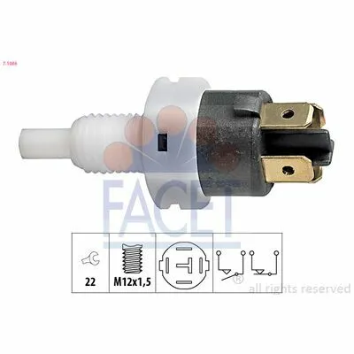 Compra Adesso FACET Made in Italy - OE Equivalent 7.1086 Interruttore Luce Freno