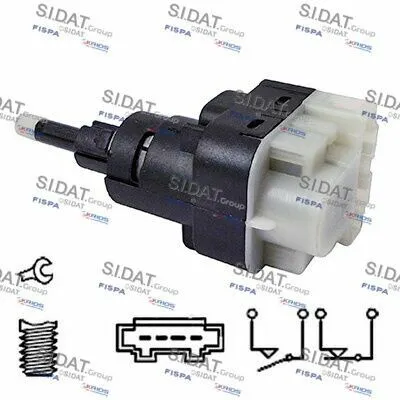 SIDAT 5.140100 Interruttore Luce Freno Reso Gratuito
