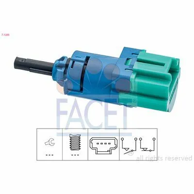 Nuovo Arrivo FACET Made in Italy - OE Equivalent 7.1286 Interruttore Luce Freno