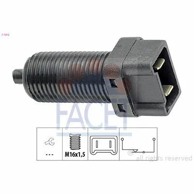 FACET Made in Italy - OE Equivalent 7.1012 Interruttore Luce Freno Professionale