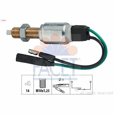 Prezzo Basso FACET Made in Italy - OE Equivalent 7.1026 Interruttore Luce Freno
