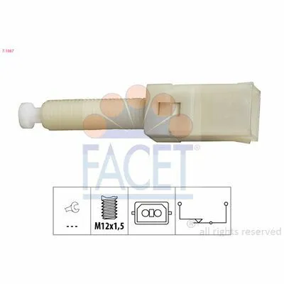FACET Made in Italy - OE Equivalent 7.1074 Interruttore Luce Freno Miglior Prezzo