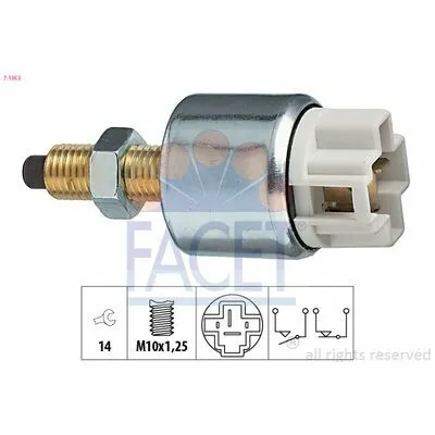 Offerta FACET Made in Italy - OE Equivalent 7.1053 Interruttore Luce Freno