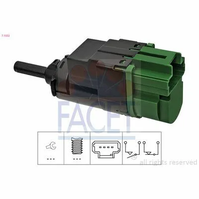FACET Made in Italy - OE Equivalent 7.1332 Interruttore Luce Freno Professionale