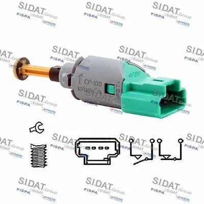 SIDAT 5.140085 Interruttore Luce Freno Sconto