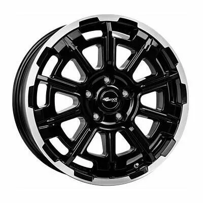 Saldi Brock B45 (Grigio, Nero) 7.5x18 ET43 5x130 84.1