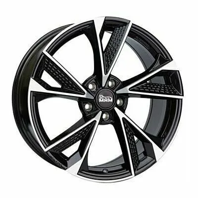 MAM RS6 (Liscio, Nero) 8.5x20 ET35 5x114.3 72.6 Offerta Limitata