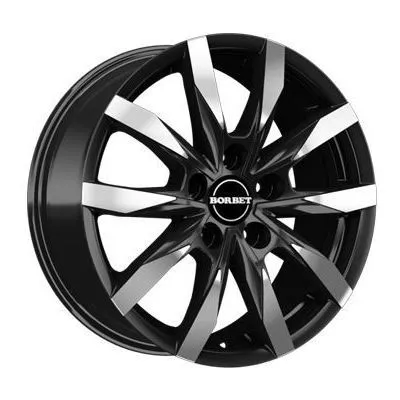 Sconto Borbet Design CW5 (Liscio, Nero, Opaco) 6x16 ET68 5x130 78.1