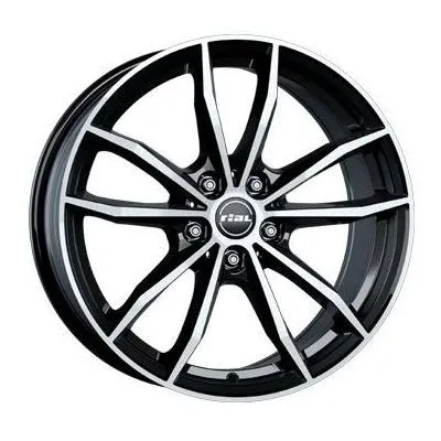 Rial X12 (Diamante, Liscio, Nero) 9x20 ET38 5x112 66.5 Professionale