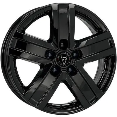 Di Tendenza Rial Transporter (Brillante, Nero) 6x15 ET68 5x130 84.1