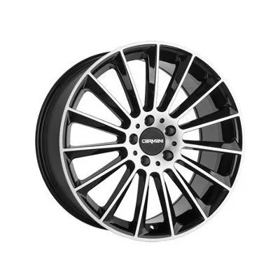 Carmani 17 Fritz (Liscio, Nero) 9x21 ET25 5x112 66.6 Prezzo Di Fabbrica