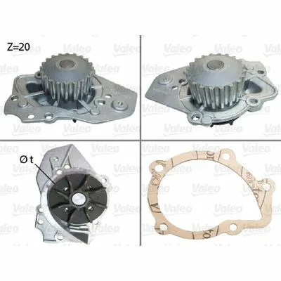 Professionale VALEO 506014 Pompa Dell’Acqua, Raffreddamento Motore