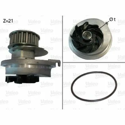 Must-Have VALEO 506005 Pompa Dell’Acqua, Raffreddamento Motore