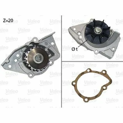 Prezzo Basso VALEO 506574 Pompa Dell’Acqua, Raffreddamento Motore